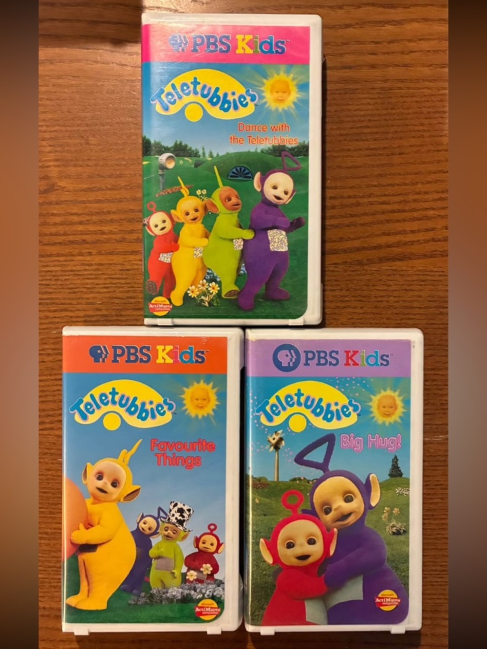 Vintage Teletubbies VHS Clamshell Bundle